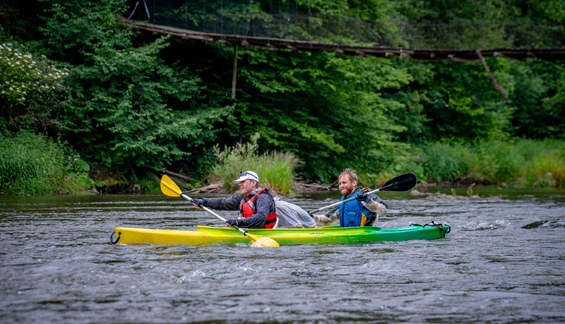 Paddling at Rajd Beskidy